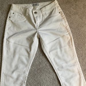 Seven white womens crop denim jeans